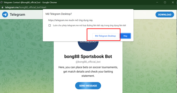 mở sportbook bot trên máy tính